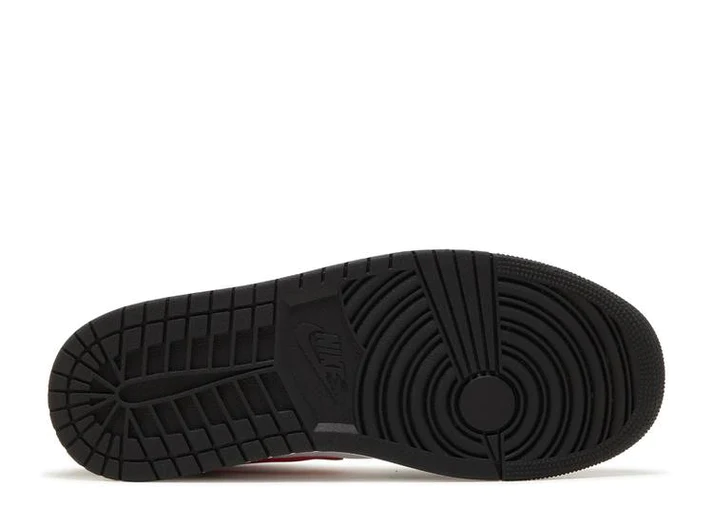 Air Jordan 1 Mid Black Fire Red
