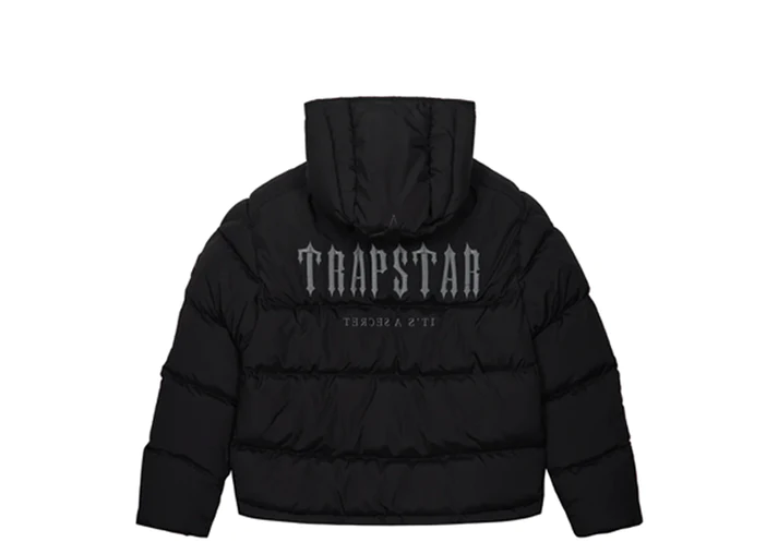 Trapstar Decoded 2.0 Hooded Puffer Jacket Black