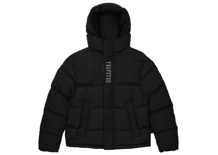 Trapstar Decoded 2.0 Hooded Puffer Jacket Black