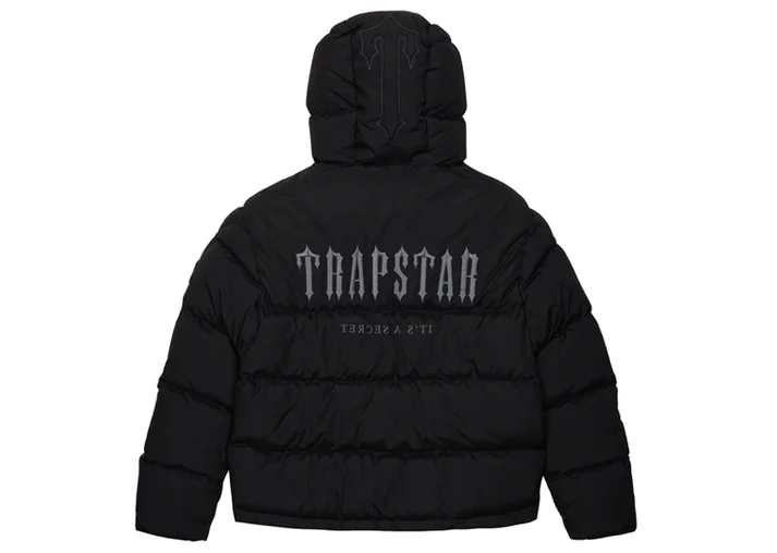 Trapstar Decoded 2.0 Hooded Puffer Jacket Black
