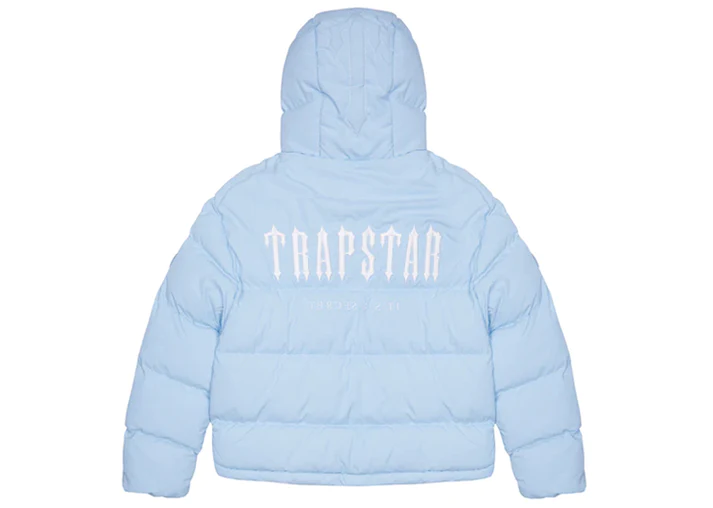Trapstar Decoded Hooded Puffer 2.0 Ice Blue