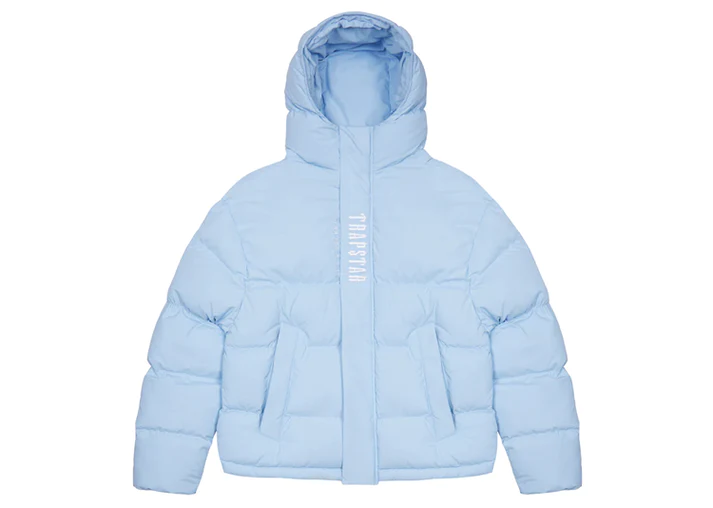 Trapstar Decoded Hooded Puffer 2.0 Ice Blue
