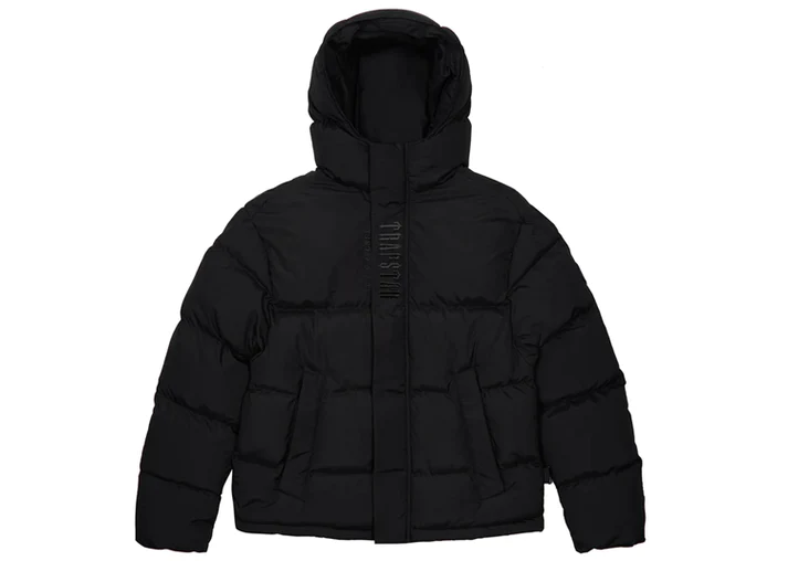 Trapstar Decoded 2.0 Hooded Puffer Jacket Blackout Edition