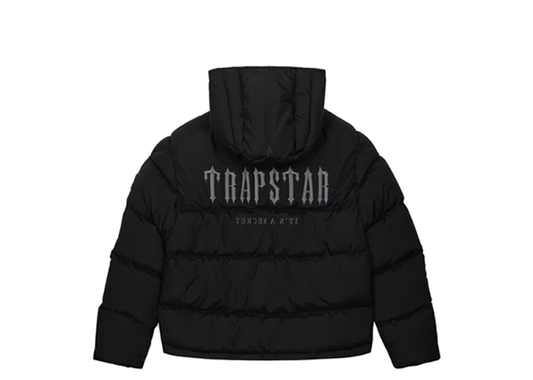 Trapstar Decoded 2.0 Hooded Puffer Jacket Black