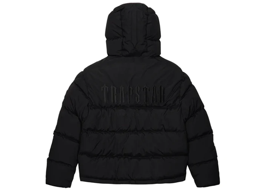 Trapstar Decoded 2.0 Hooded Puffer Jacket Blackout Edition