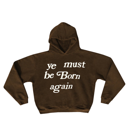 CPFM – BORN AGAIN HOODED SWEATSHIRT BROWN