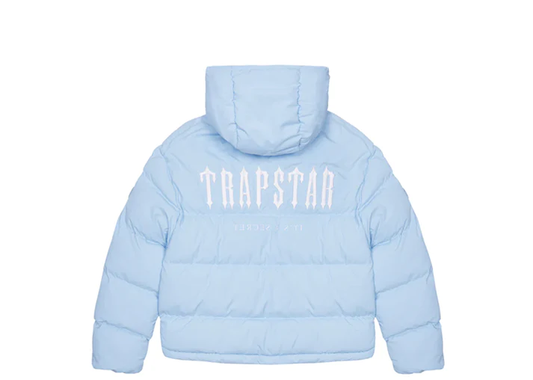 Trapstar Decoded Hooded Puffer 2.0 Ice Blue